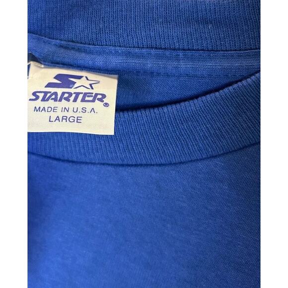 RARE Detroit Lions 90s STARTER Image tee shirt L Graphic animal NFL football vtg - Picture 3 of 7